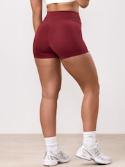 Gym King Red Dynamic Mesh Panel Shorts - Image 2 of 3