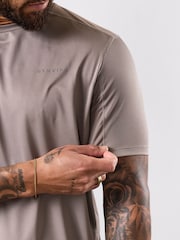 Gym King Brown Energise T-Shirt - Image 4 of 4