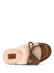 UGG Tan Brown Disquette Heritage Slipper - Image 3 of 5