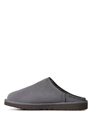 UGG Grey Classic Slip On Slipper - Image 2 of 5