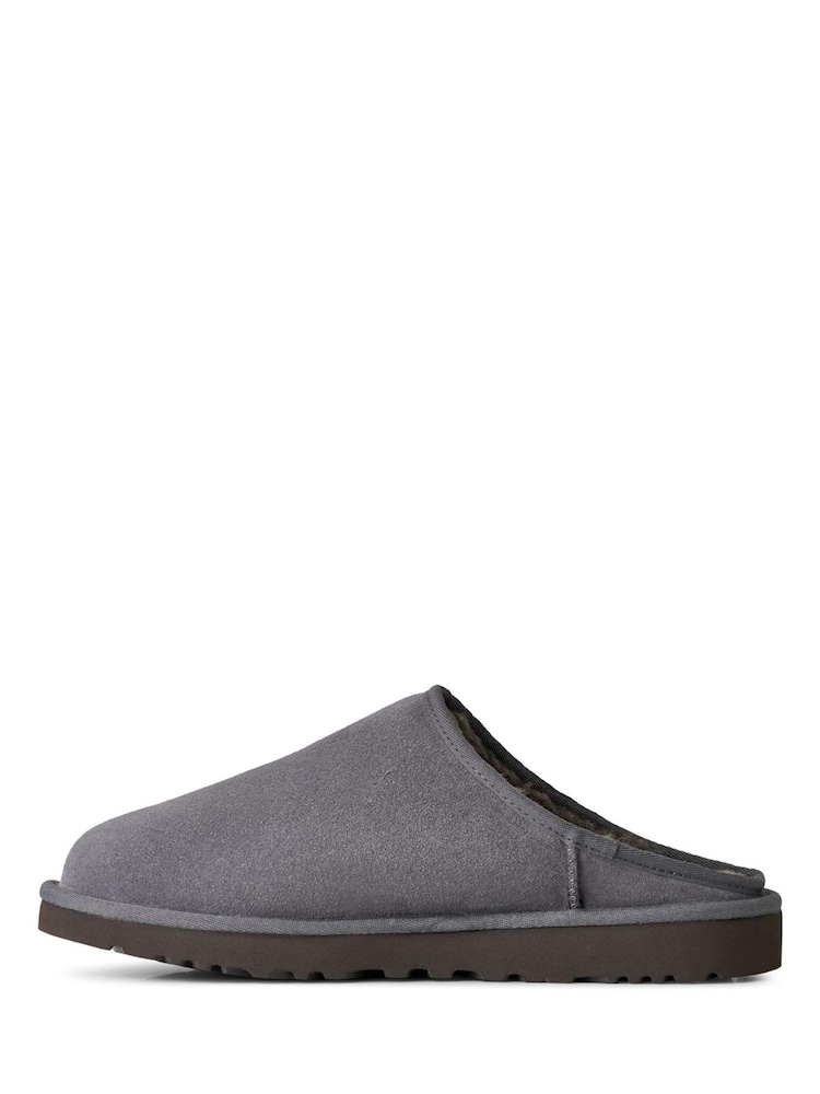 UGG Grey Classic Slip On Slipper - Image 2 of 5 UGG Grey Classic Slip On Slipper - Image 2 of 5
