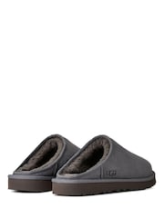 UGG Grey Classic Slip On Slipper - Image 3 of 5