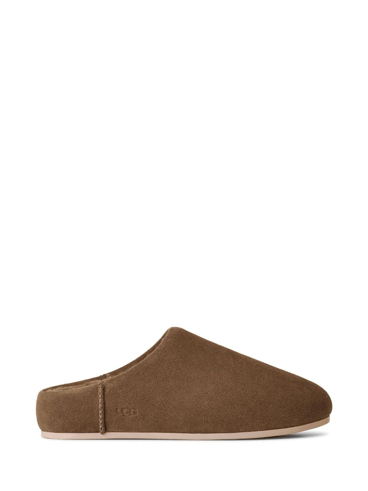 UGG Brown Elea Slip-On Slipper - Image 1 of 6 UGG Brown Elea Slip-On Slipper - Image 1 of 6