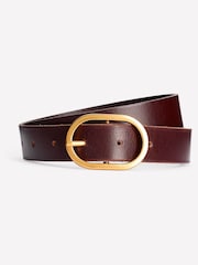 Boden Brown Classic Leather Belt - Image 1 of 3