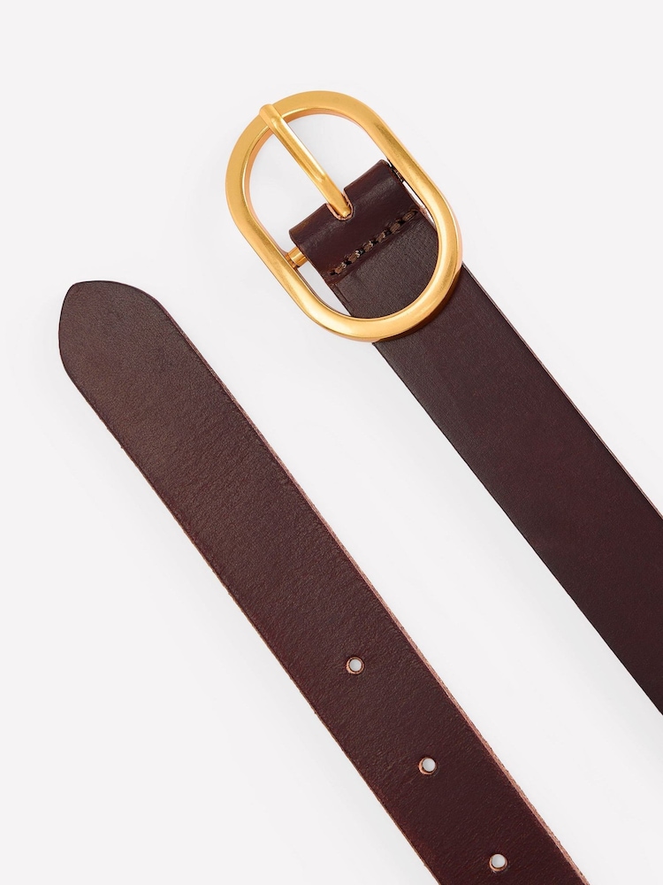 Boden Brown Classic Leather Belt - Image 2 of 3