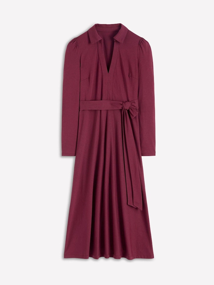 Boden Purple Imogen Collared Dress - Image 6 of 6 Boden Purple Imogen Collared Dress - Image 6 of 6