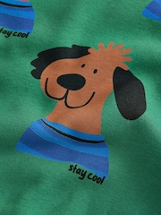Verde - All Over Printed Crew Neck Sweat Top (3mths-7yrs) - Imagen 3 de 4