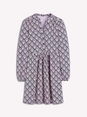 Boden Blue Amy Short Jersey Dress - Image 6 of 6