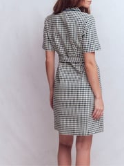 Boden Blue Loren Trim Short Dress - Image 3 of 5