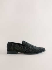 Black Jewel Trim Loafers - Image 5 of 8