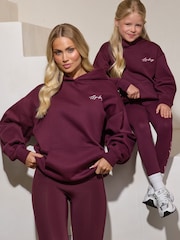 Gym King Purple Script Fleece Hoodie - Image 1 of 2