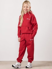 Gym King Red Script Fleece Hoodie - Image 6 of 6