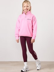 Gym King Pink Script 1/4 Zip Funnel Jumper - Image 5 of 5