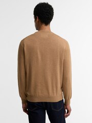 Barbour® Neutral Pima Cotton Crew Neck Sweater - Image 2 of 5