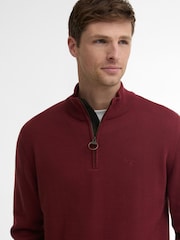 Barbour® Baumwoll-Strickpullover mit halbem Reißverschluss - Bild 4 von 5