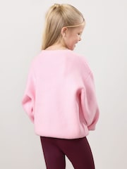 Gym King Pink Rib Knit Sweatshirt - Image 2 of 4
