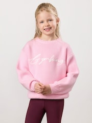 Gym King Pink Rib Knit Sweatshirt - Image 4 of 4