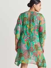 Simply Be Green Magisculpt Embellished Kaftan - Image 2 of 4
