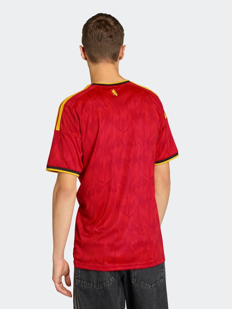 adidas Red Belgium 26 Home Jersey - Image 2 of 7