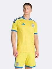 adidas Yellow Ukraine 26 Home Replica Jersey - Image 1 of 8