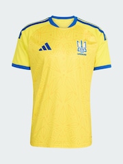 adidas Yellow Ukraine 26 Home Replica Jersey - Image 7 of 8