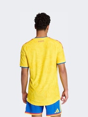 adidas Yellow Colombia 26 Home Authentic Jersey - Image 2 of 7