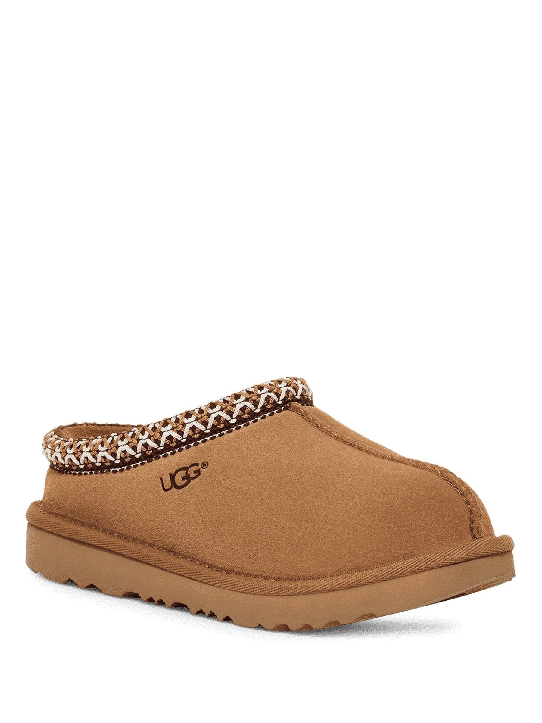 Ugg Brown Kids Suede Tasman Ii Slippers In Chestnut - Eu 32.5 Uk 13 Us 1 - Image 9