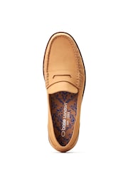 Base London Brown Garfield Penny Loafers - Image 4 of 5