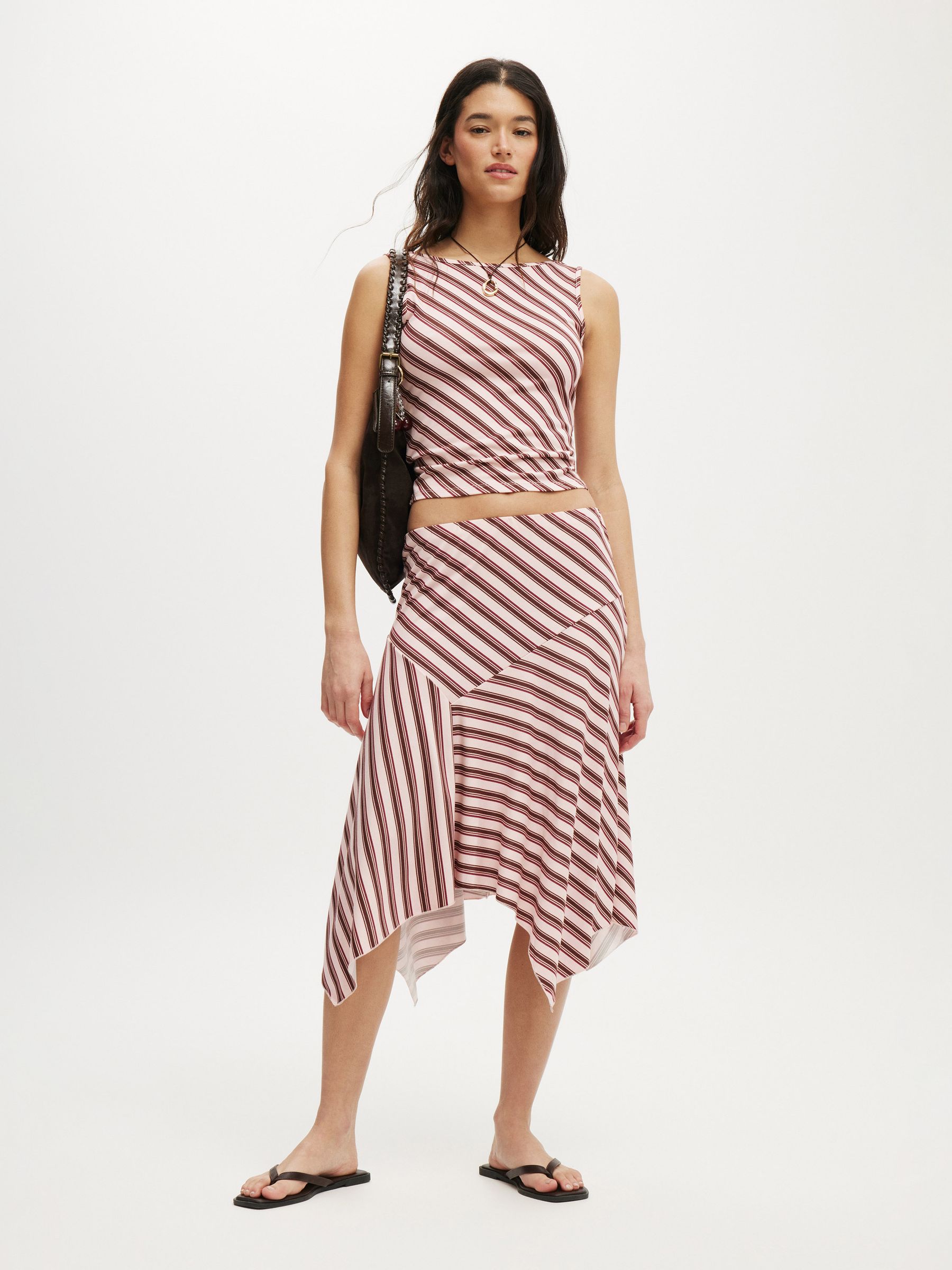 Buy Cotton On Pink Sandy Midi Skirt from Next South Africa