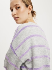 Cotton On Purple Luxe Crew Neck Jumper - Image 3 of 4