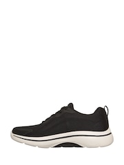Schwarz - Skechers Go Walk Arch Fit 2.0 Levy Trainers - Bild 2 von 5