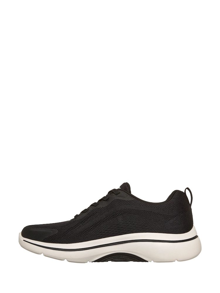 Schwarz - Skechers Go Walk Arch Fit 2.0 Levy Trainers - Bild 2 von 5 Schwarz - Skechers Go Walk Arch Fit 2.0 Levy Trainers - Bild 2 von 5