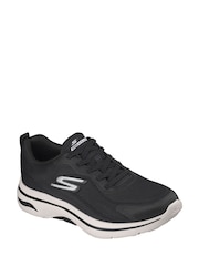 Schwarz - Skechers Go Walk Arch Fit 2.0 Levy Trainers - Bild 3 von 5