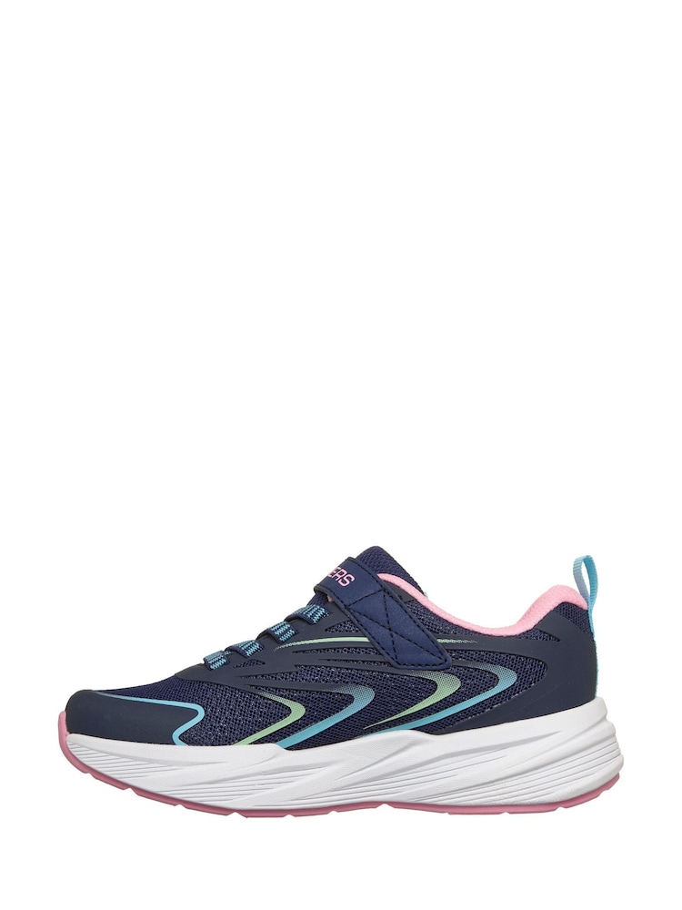 Skechers Blue Microspec Tread Hyper Speed Trainers - Image 2 of 5
