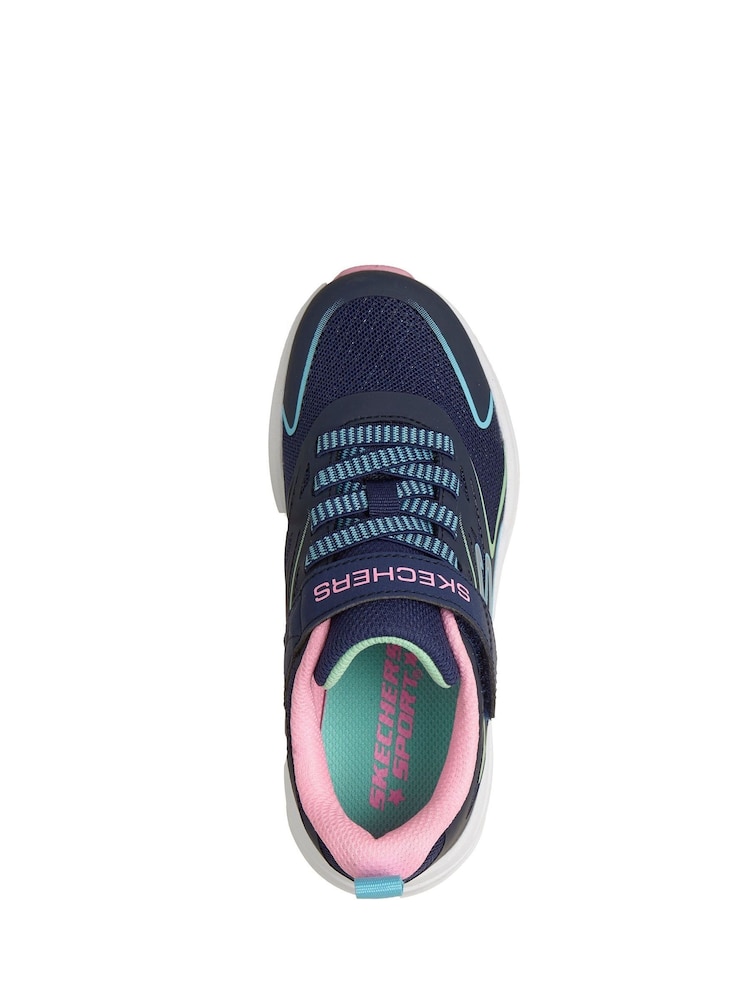 Skechers Blue Microspec Tread Hyper Speed Trainers - Image 5 of 5