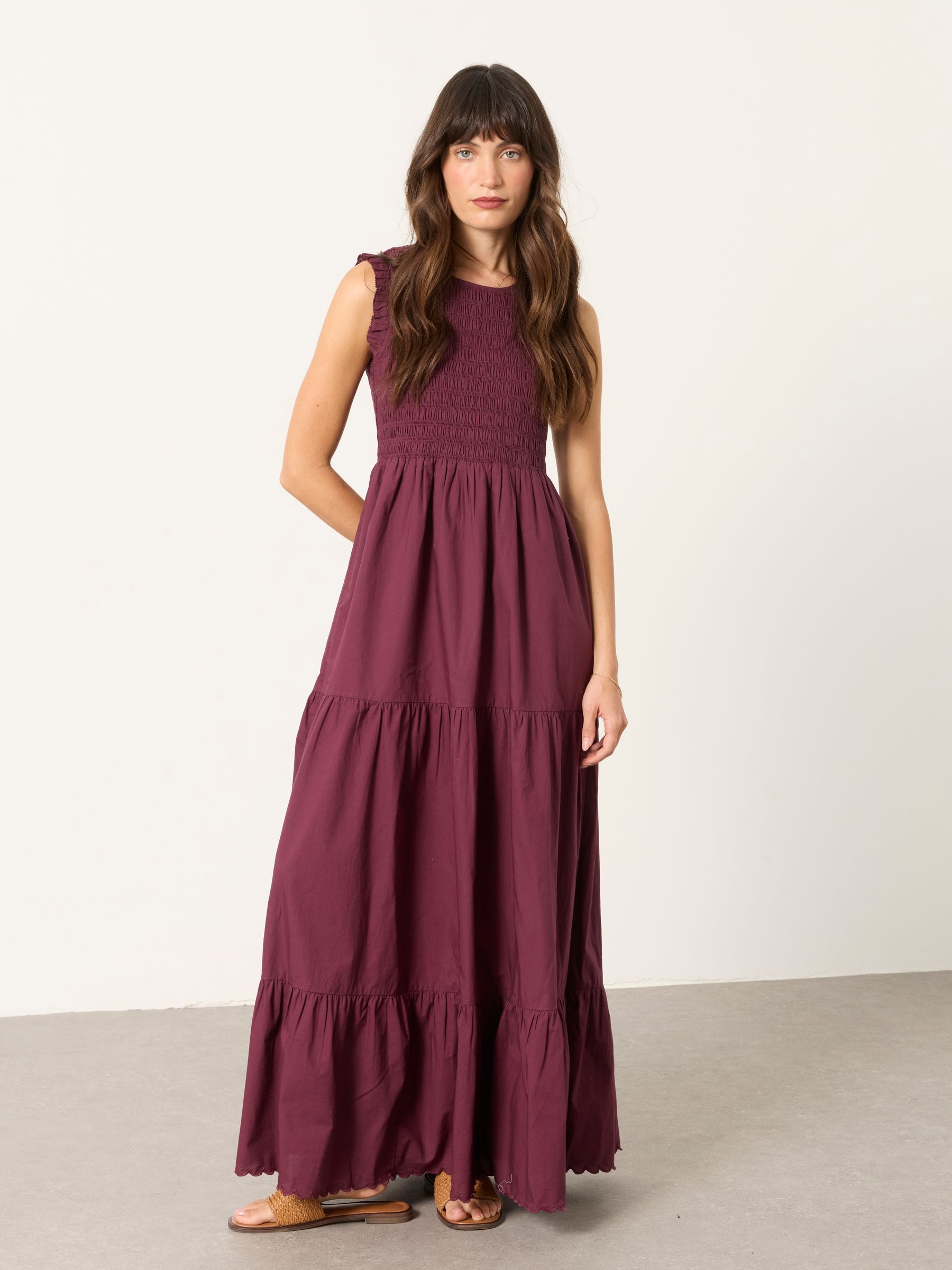Buy FatFace Anais Burgundy Red Petite Maxi Dress from Next USA