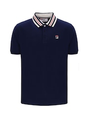 Fila Achillethree Button Heritage Tape Basic Polo Shirt - Image 5 of 6