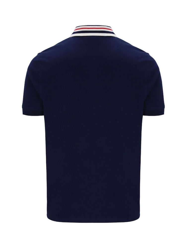 Fila Achillethree Button Heritage Tape Basic Polo Shirt - Image 6 of 6