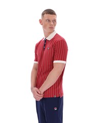 Fila Brown Bb1Classic Vintage Striped Polo Shirt - Image 3 of 6