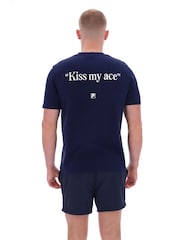 Fila Blue Osvaldographic T-Shirt - Image 3 of 6