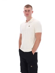 Fila Dennydiamond Knit Open Collar Polo Shirt - Image 4 of 6