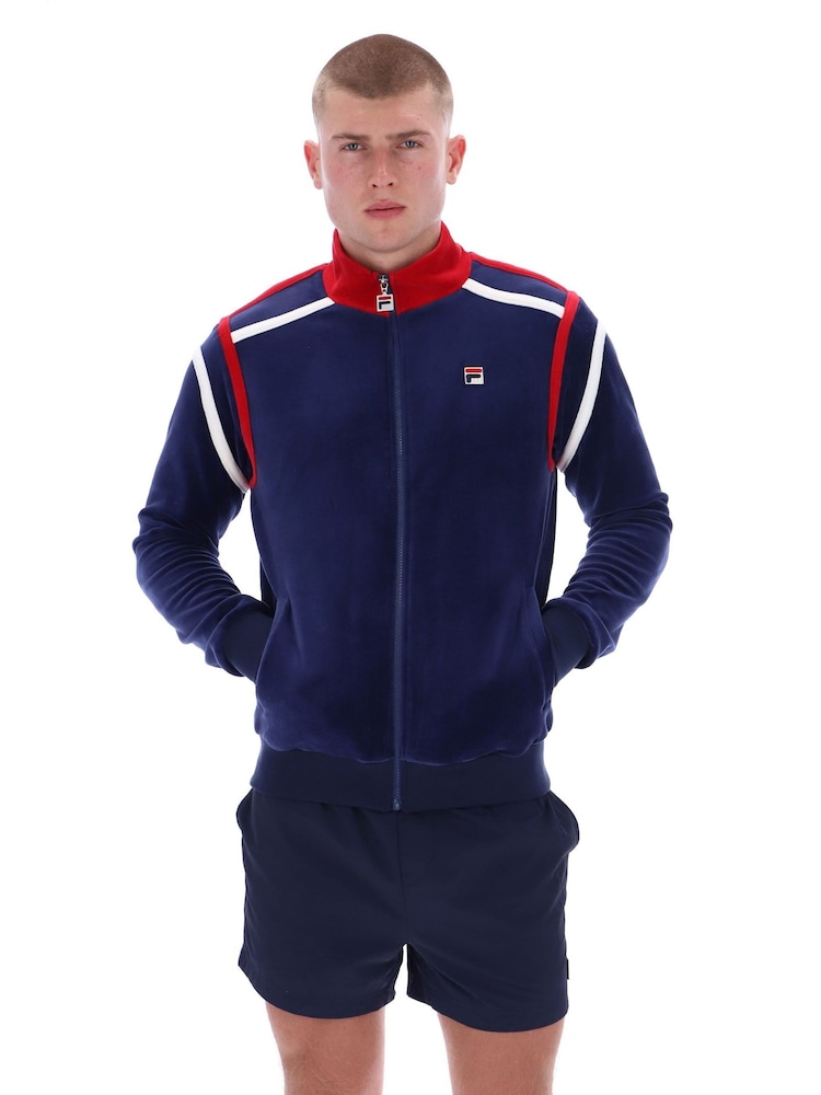 Fila Blue Gabriele Contrast Panel Track Top - Image 1 of 7