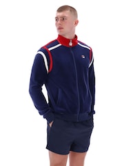 Fila Blue Gabriele Contrast Panel Track Top - Image 4 of 7
