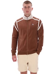 Fila Brown Gabriel Contrast Panel T-Shirt - Image 1 of 7