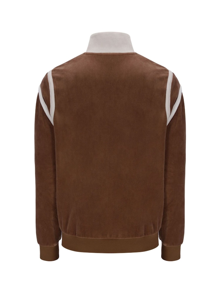 Fila Brown Gabriel Contrast Panel T-Shirt - Image 7 of 7