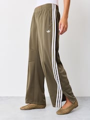 adidas Originals Olive Green Firebird Barrel Trackpant Trousers - Image 1 of 6