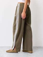 adidas Originals Olive Green Firebird Barrel Trackpant Trousers - Image 3 of 6