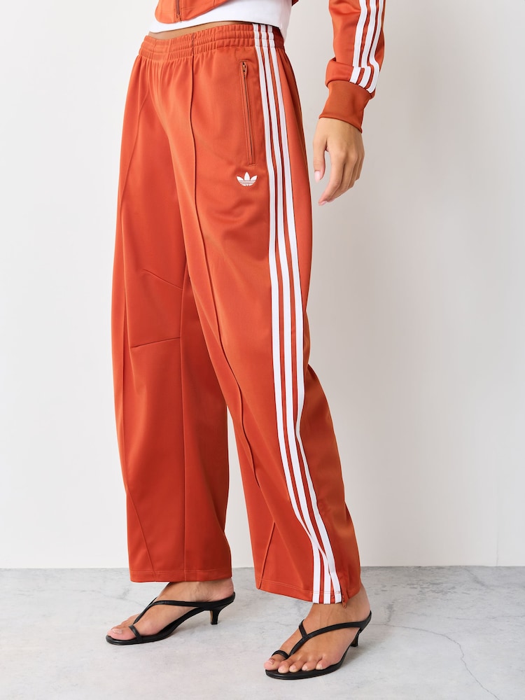 adidas Originals Orange Firebird Barrel Trackpant Trousers - Image 1 of 6 adidas Originals Orange Firebird Barrel Trackpant Trousers - Image 1 of 6