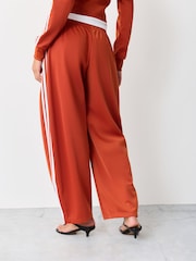 adidas Originals Orange Firebird Barrel Trackpant Trousers - Image 4 of 6