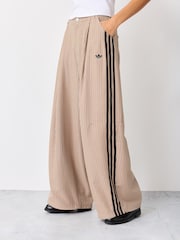 adidas Originals Beige Check Trousers - Image 1 of 5